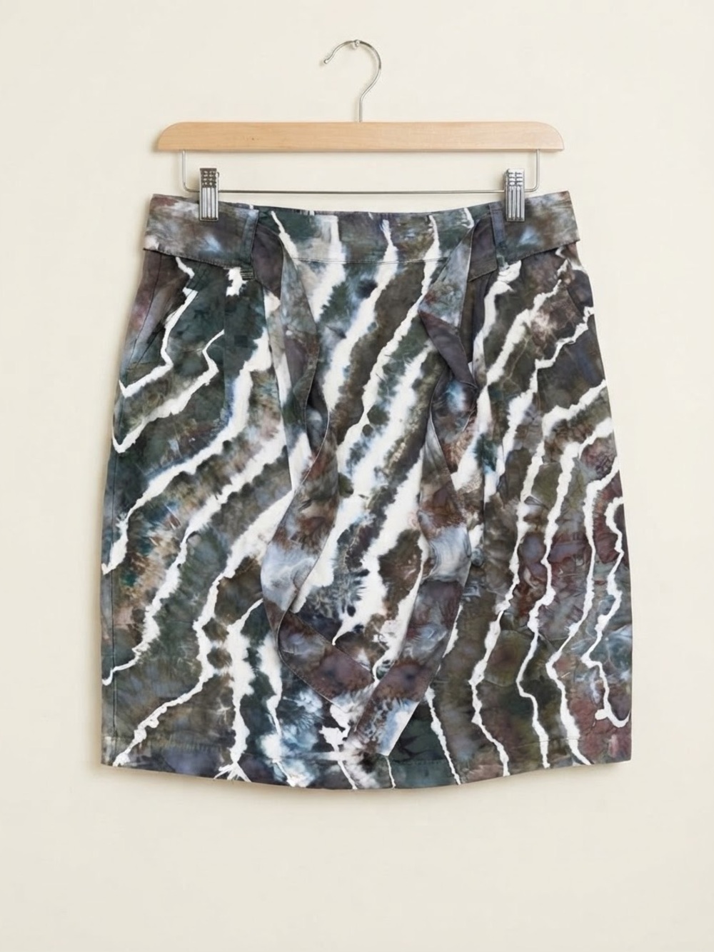 notPERFECTLINEN Ice Dyed Skirt